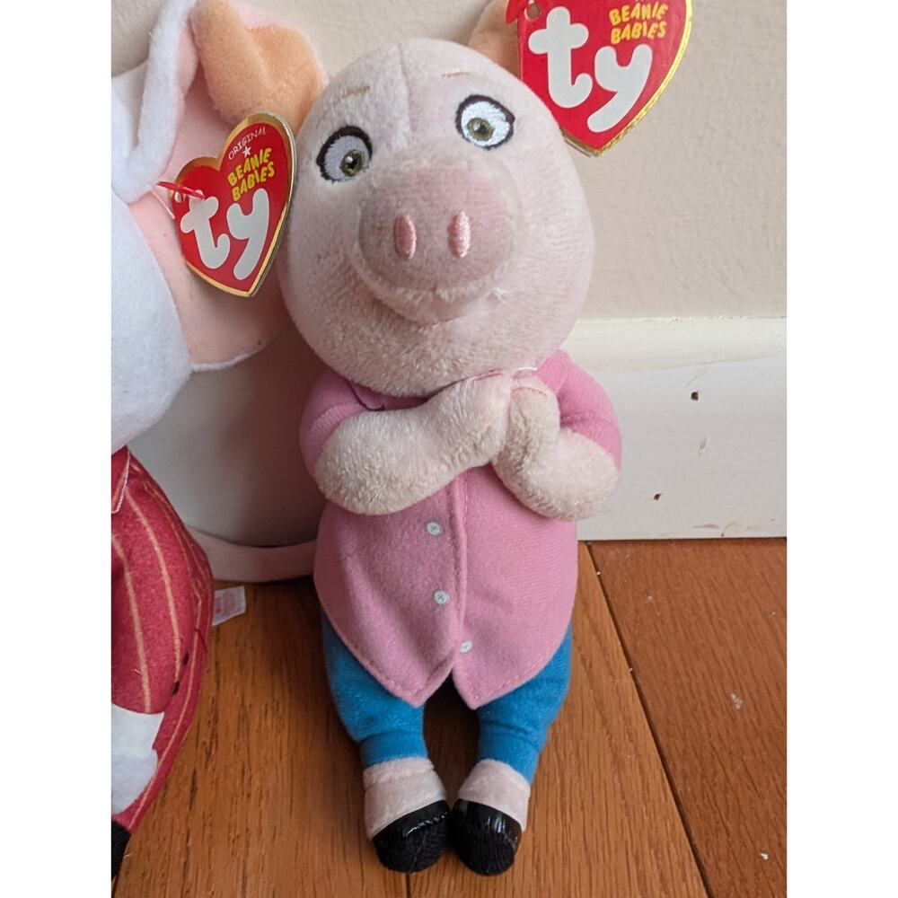 Sing/Sing 2 Next Stage Plush Trio Set Buster Mike Rosita Ty Beanies - Picture 4 of 5